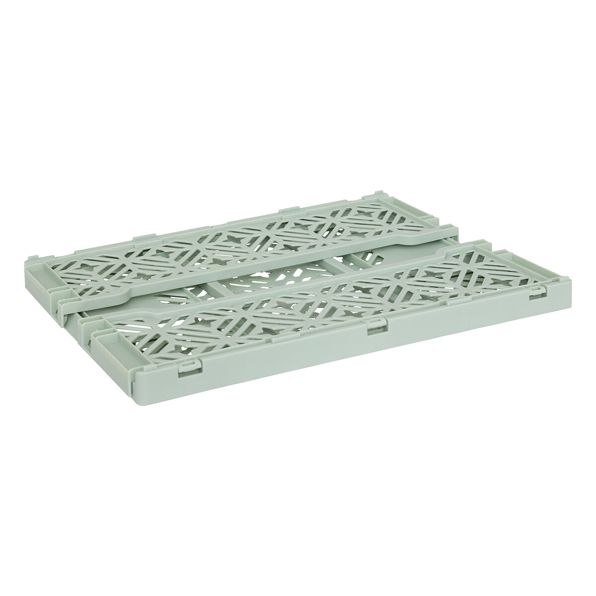 Caja plegable verde 40x30x15cm