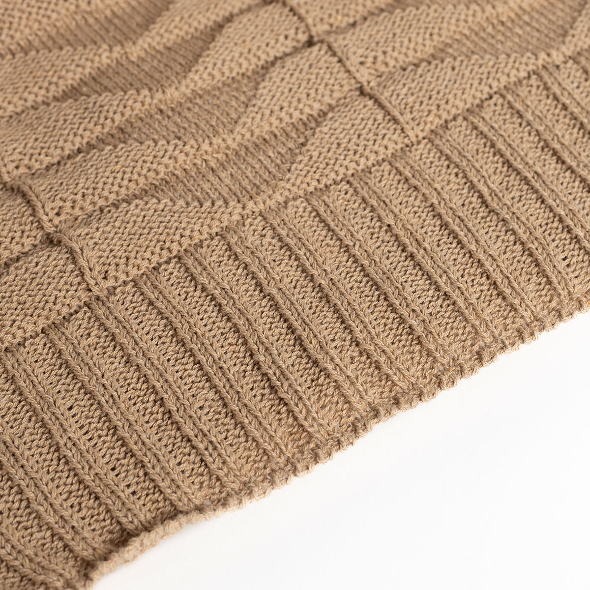 Manta CHEVRON beige 130x160cm