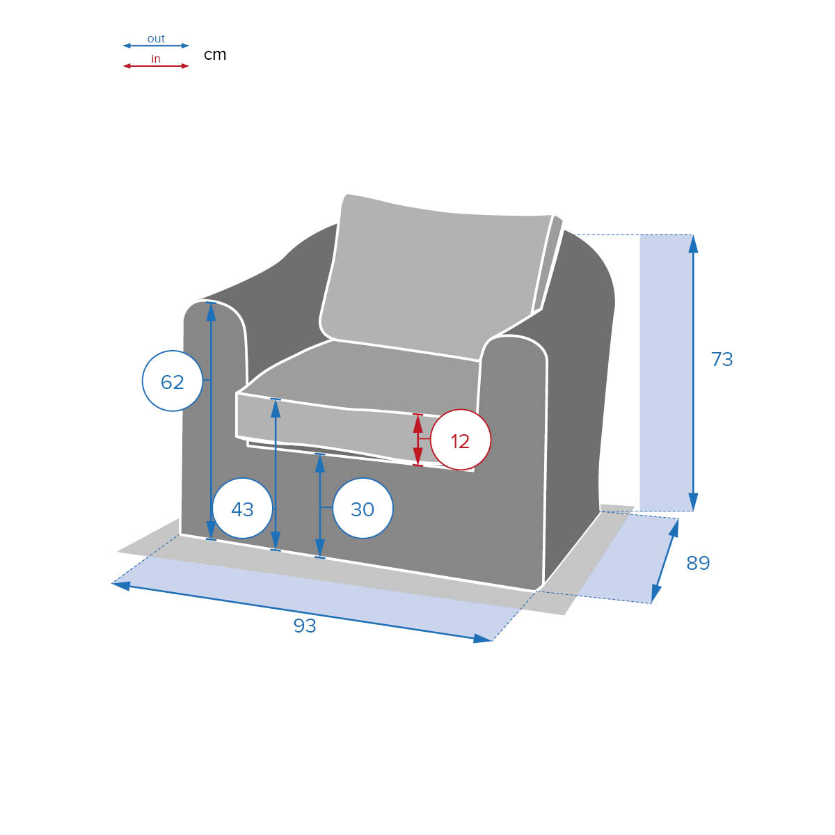 Sillón MOORÉA savana de ratán sintético