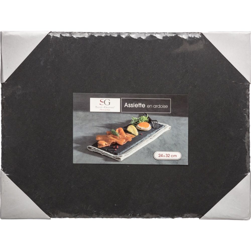 Tabla Rect. De Losa De Roca 24x32Cm