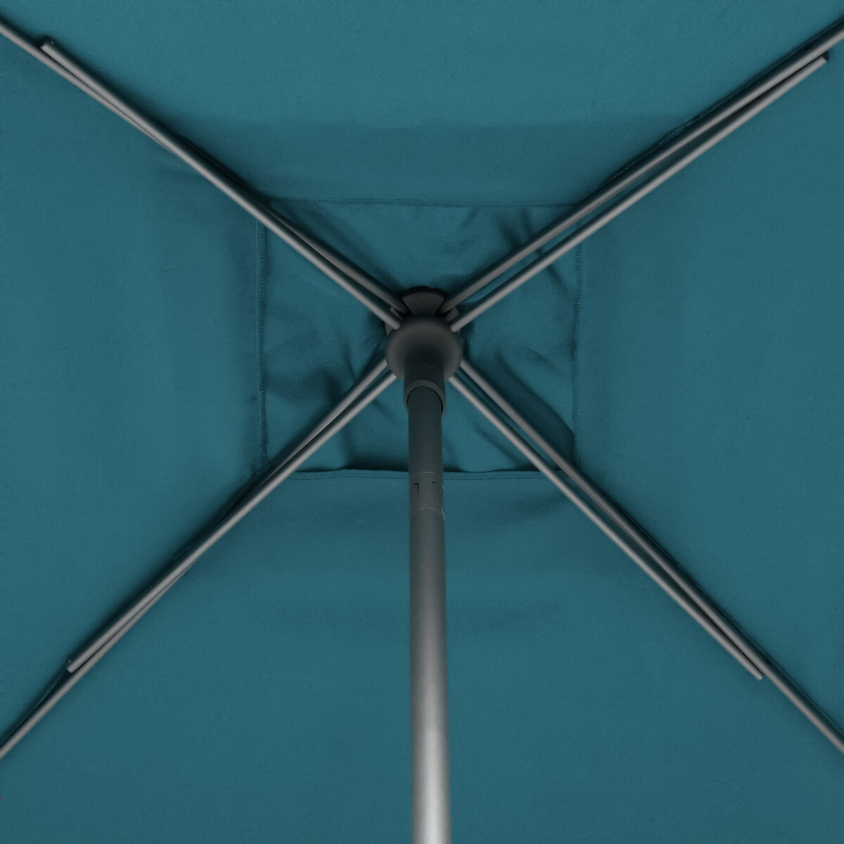 Parasol SOYA azul canard 2.5x2.5m