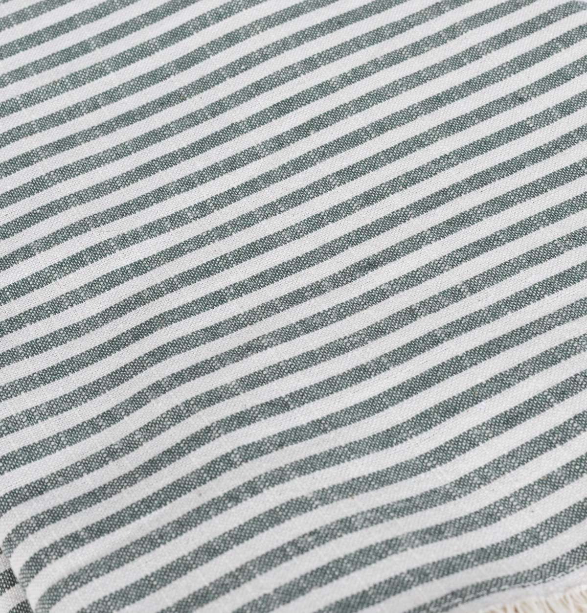 Mantel de mesa SLUB STRIPES verde 140x320cm