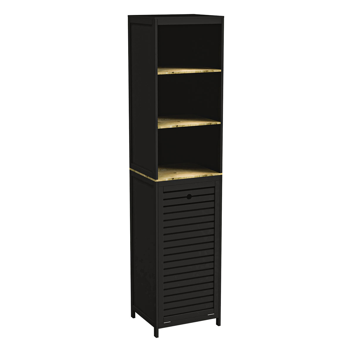 Mueble alto wc CANCUN negro