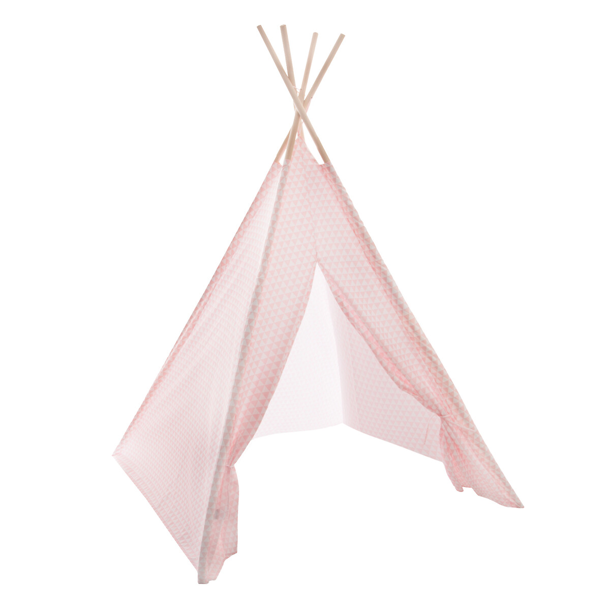 Tienda Tipi Rosa Pompones 120x160x120Cm