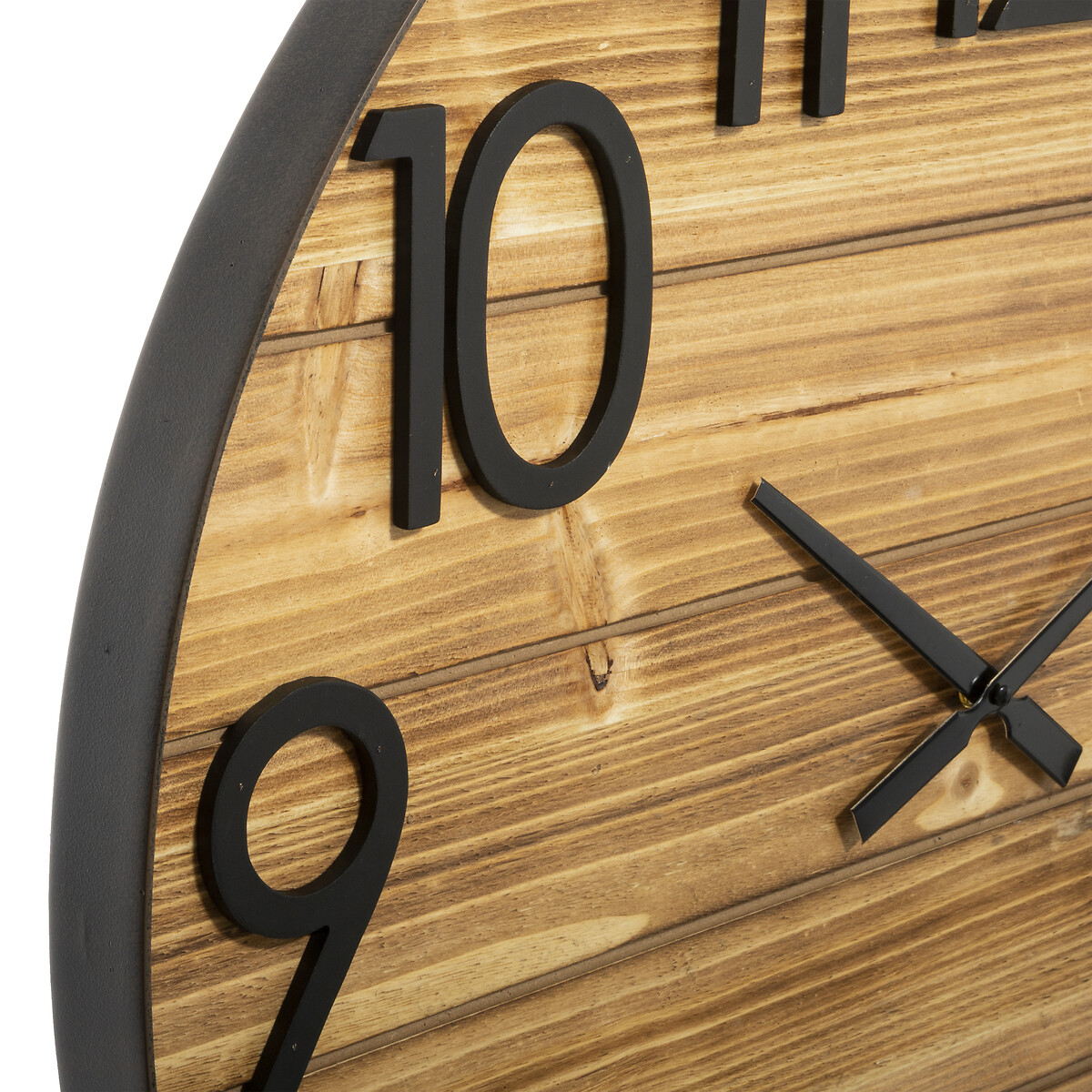 Reloj De Pared Abby 3D Marr&oacute;n 70cm