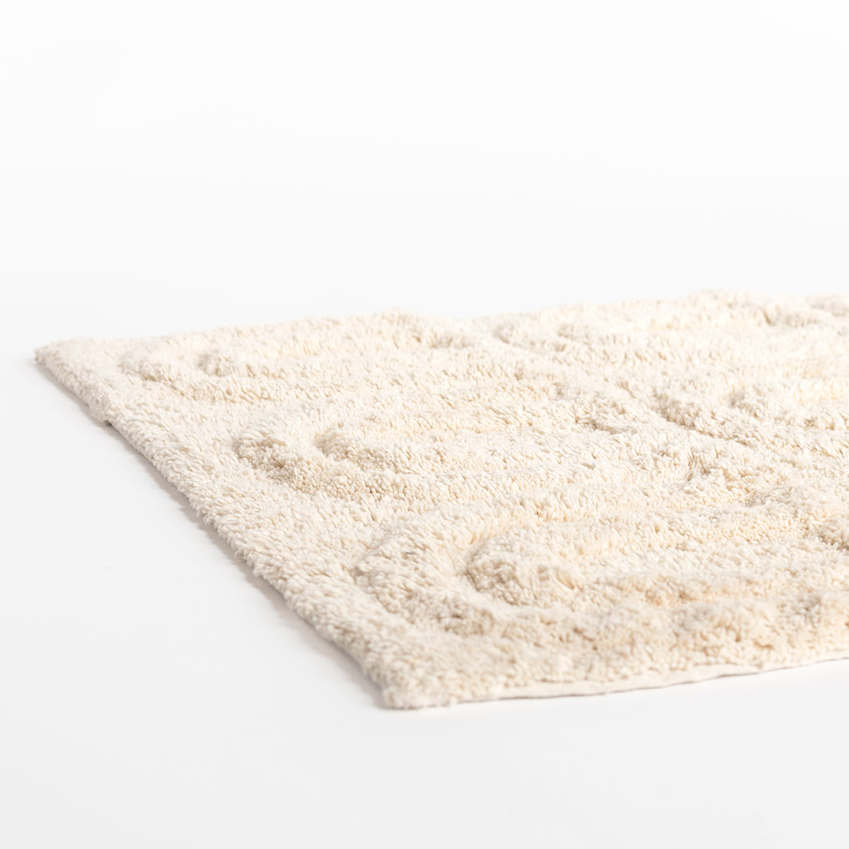 Alfombra de baño ELLA de algodón gris 50x80cm