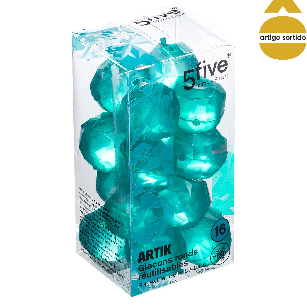 Conjunto De 16 Cubos Gelo Reutilizável Artik
