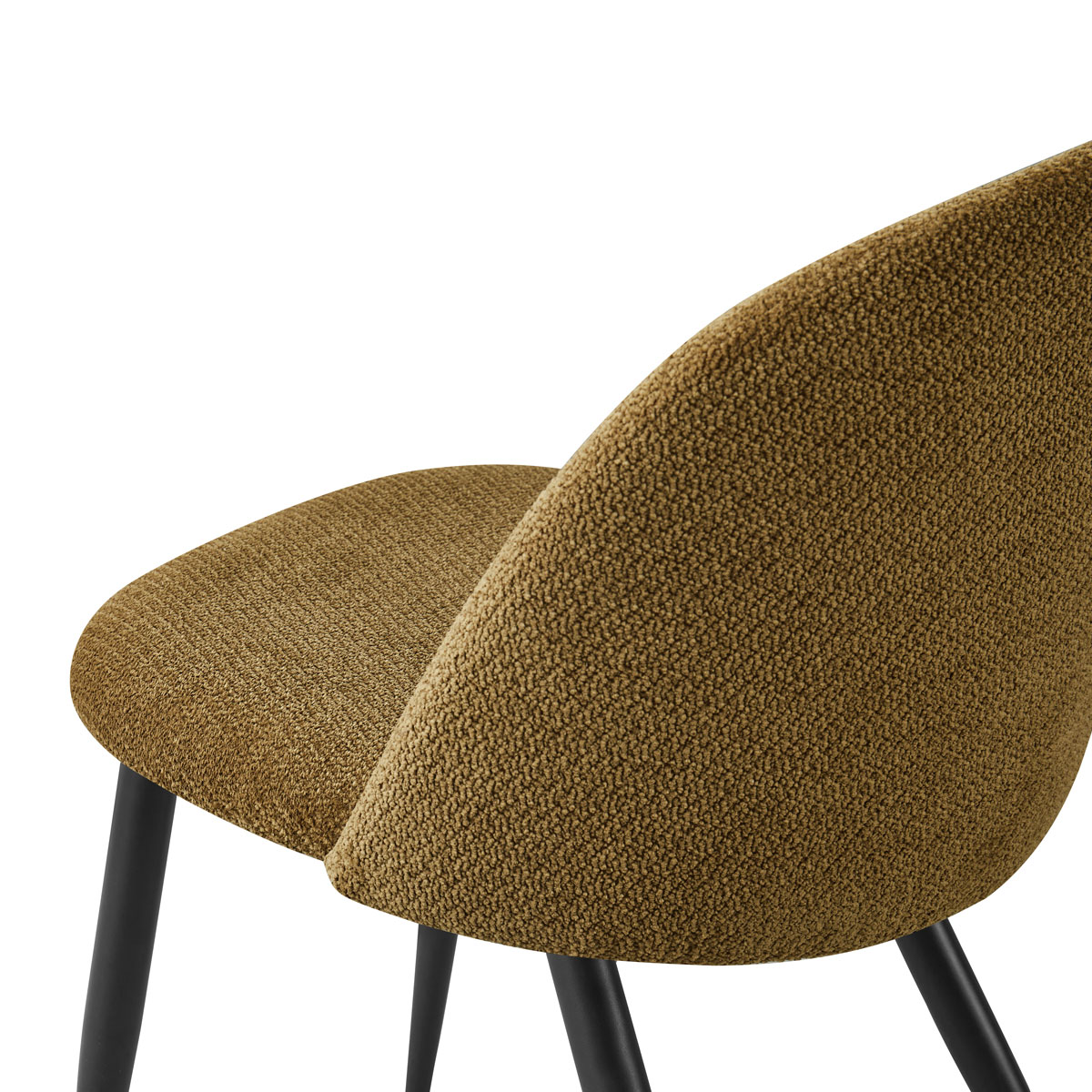 Silla ACCRA de tela ocre