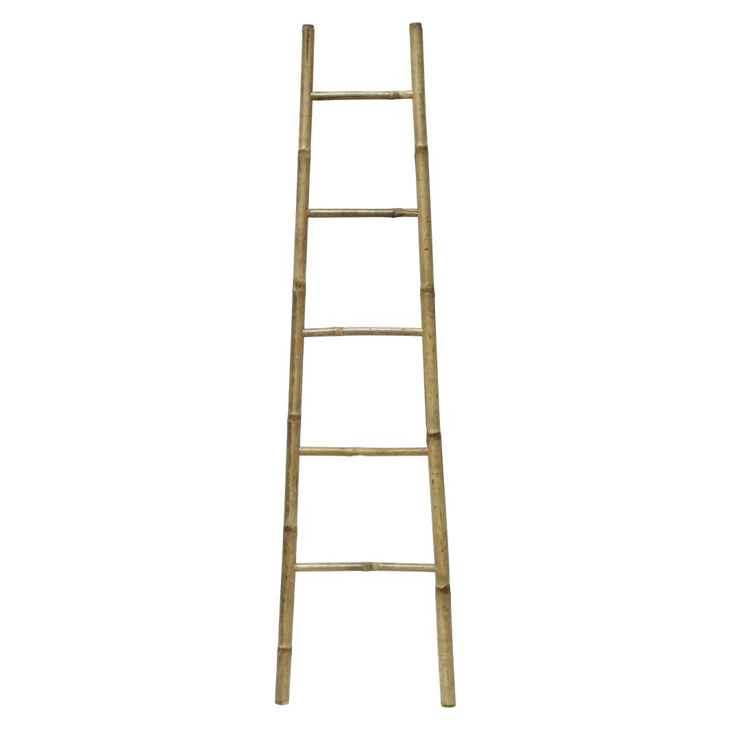 Toallero en escalera de bambú 40x150cm