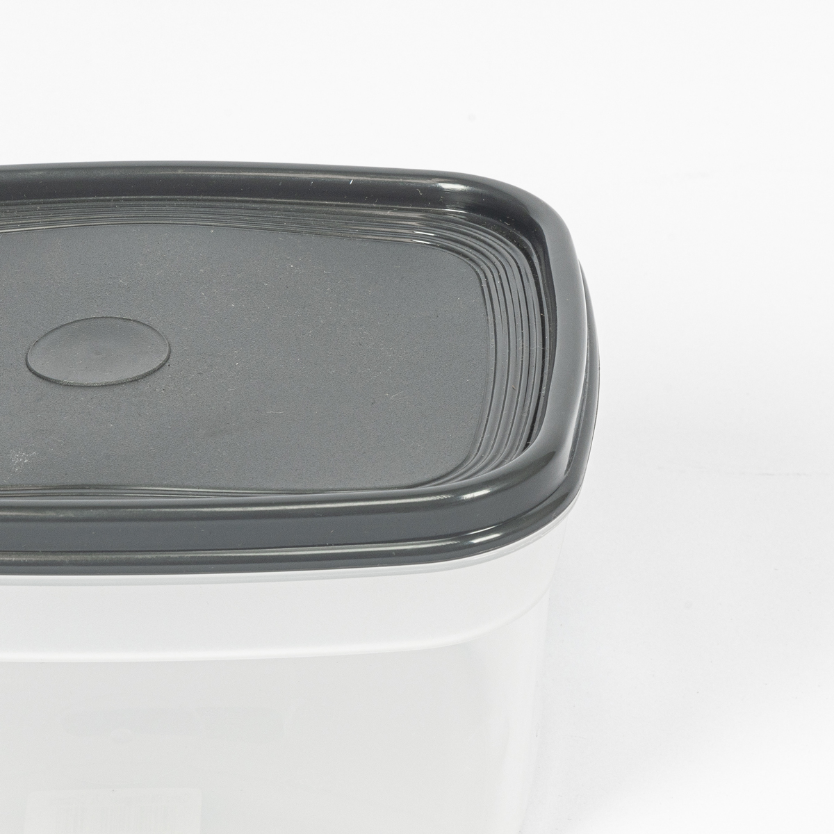 Recipiente Rectangular Gris 1.7L