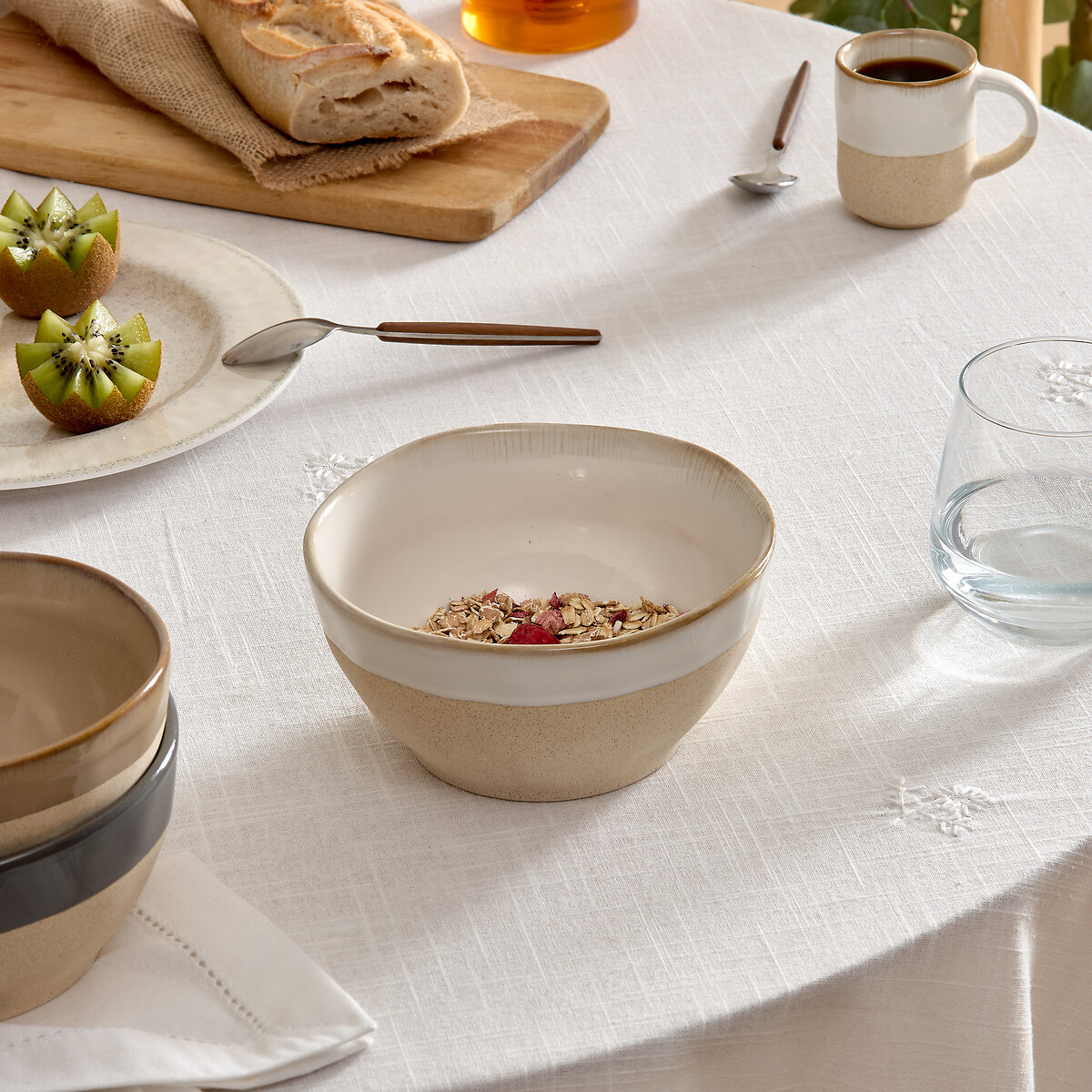 Bowl KATE blanco de porcelana 72cl