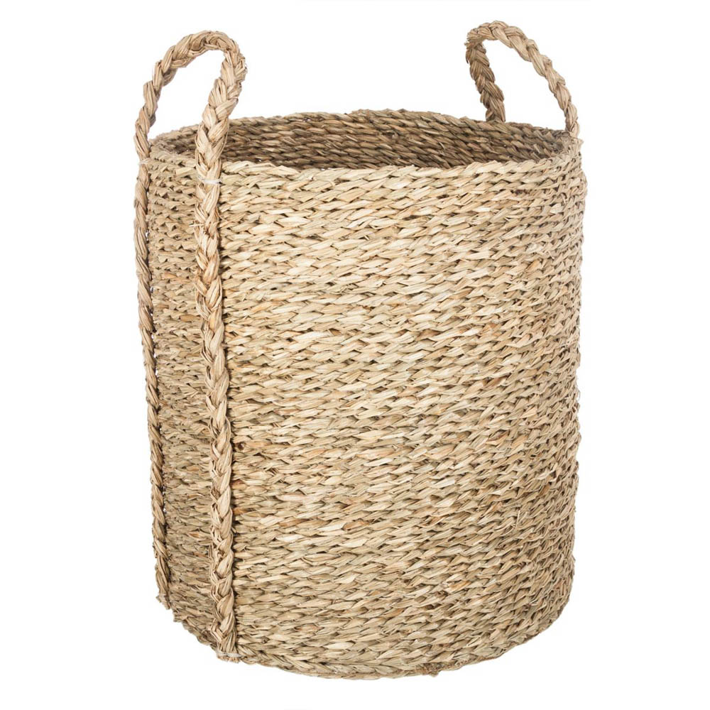 Cesto Seagrass Con Asas 33x32x35Cm
