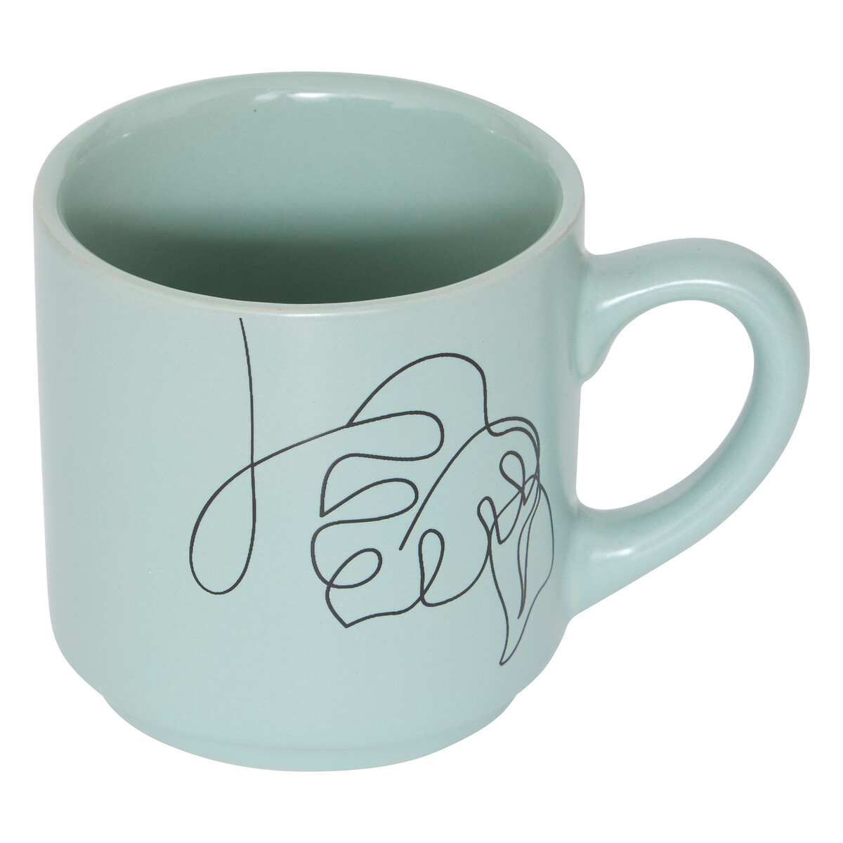 Set de 4 tazas con soporte VISAGE 12cl