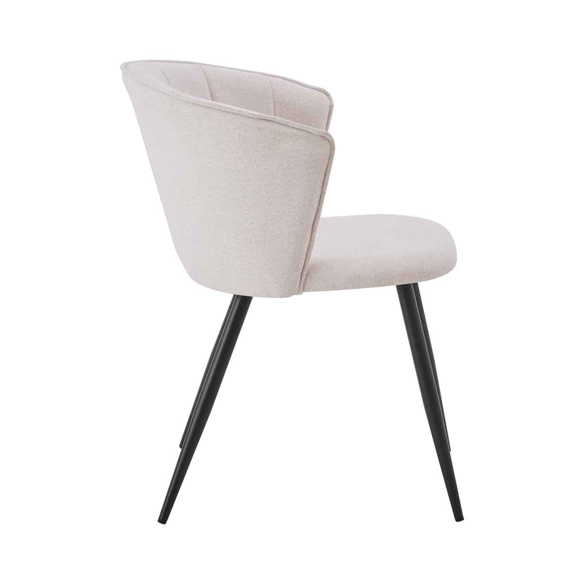 Silla LOLA beige  de tejido