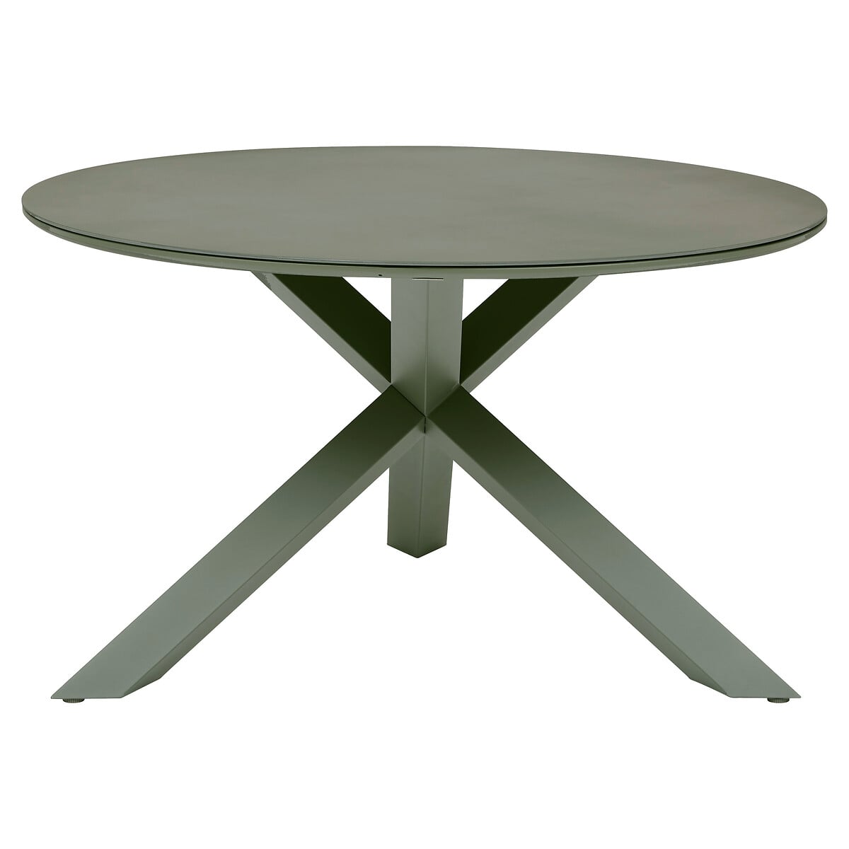 Mesa ORYON redonda laurier de aluminio