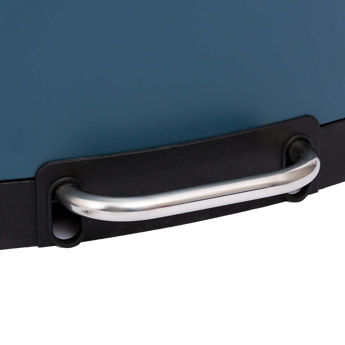 Cubo de basura ARIANE azul metálico 30l