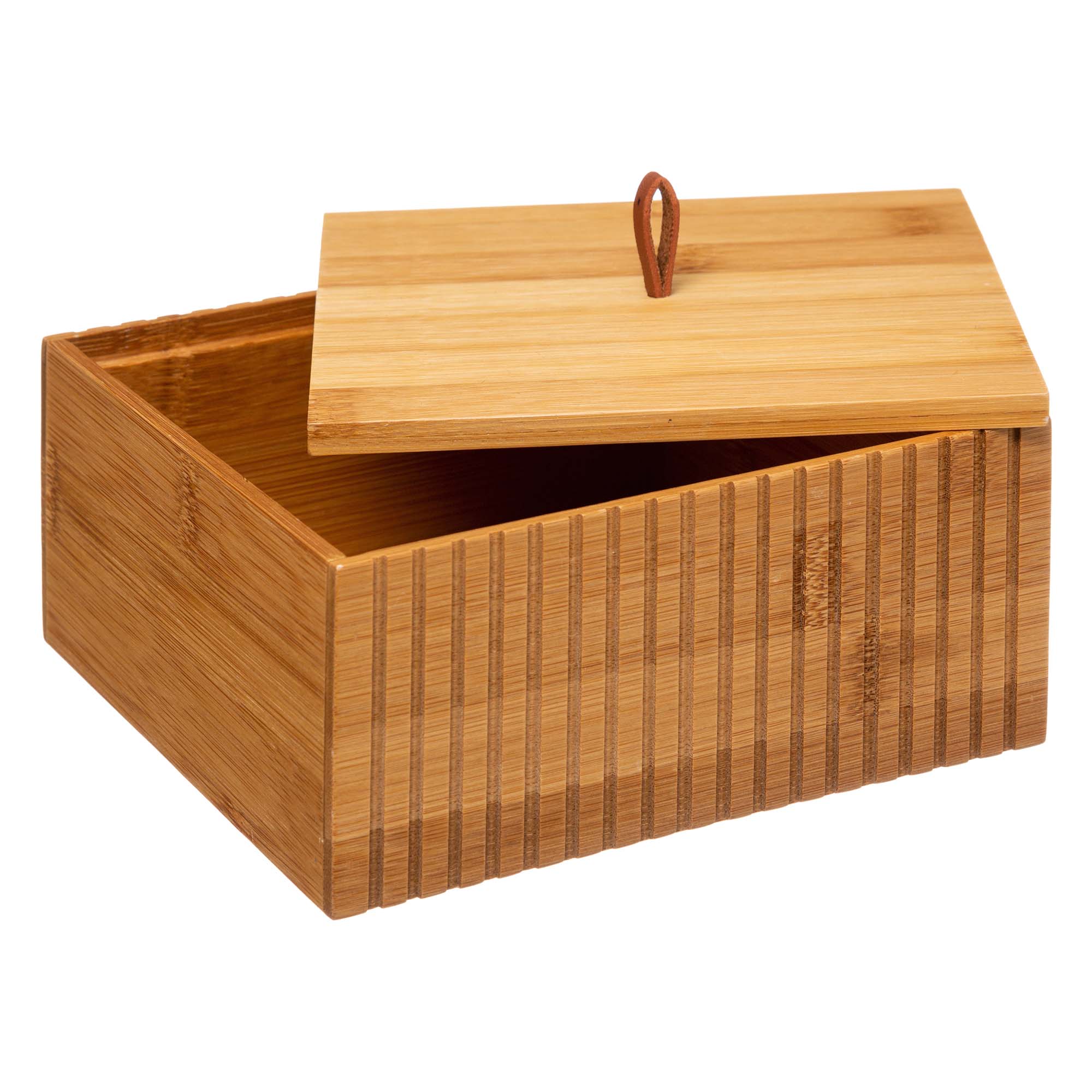 Caja De Bamb&uacute; Para Algodones