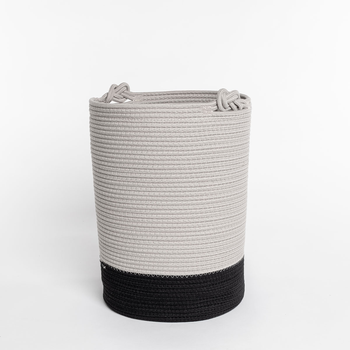 Cesta wc beige de algod&oacute;n 33X45cm