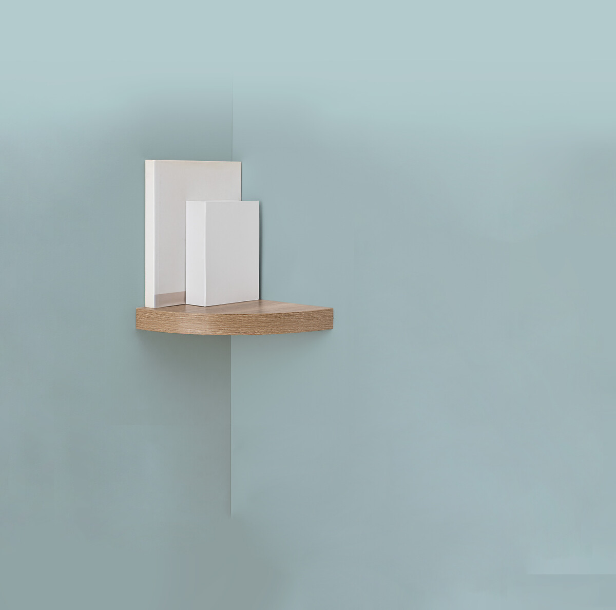 Estante De Esquina Natural Kit Deco