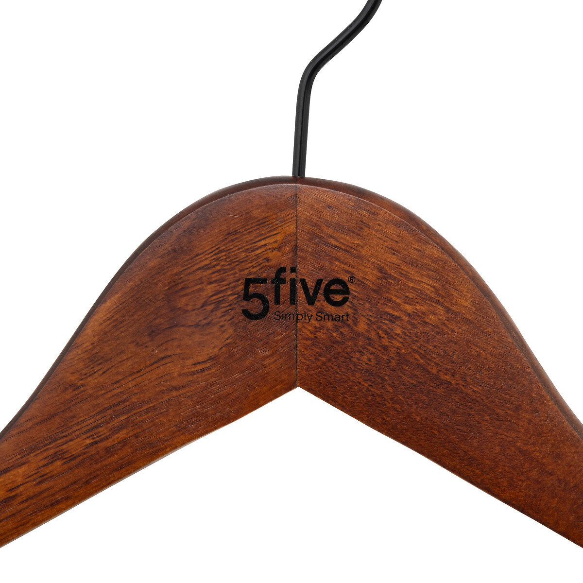 Set De 2 Perchas Vintage De Madera