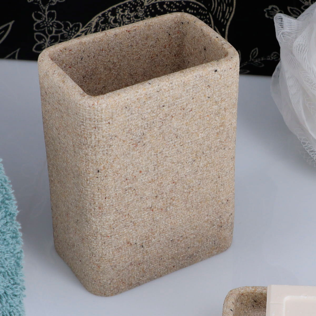 Vaso de lavabo efecto arena
