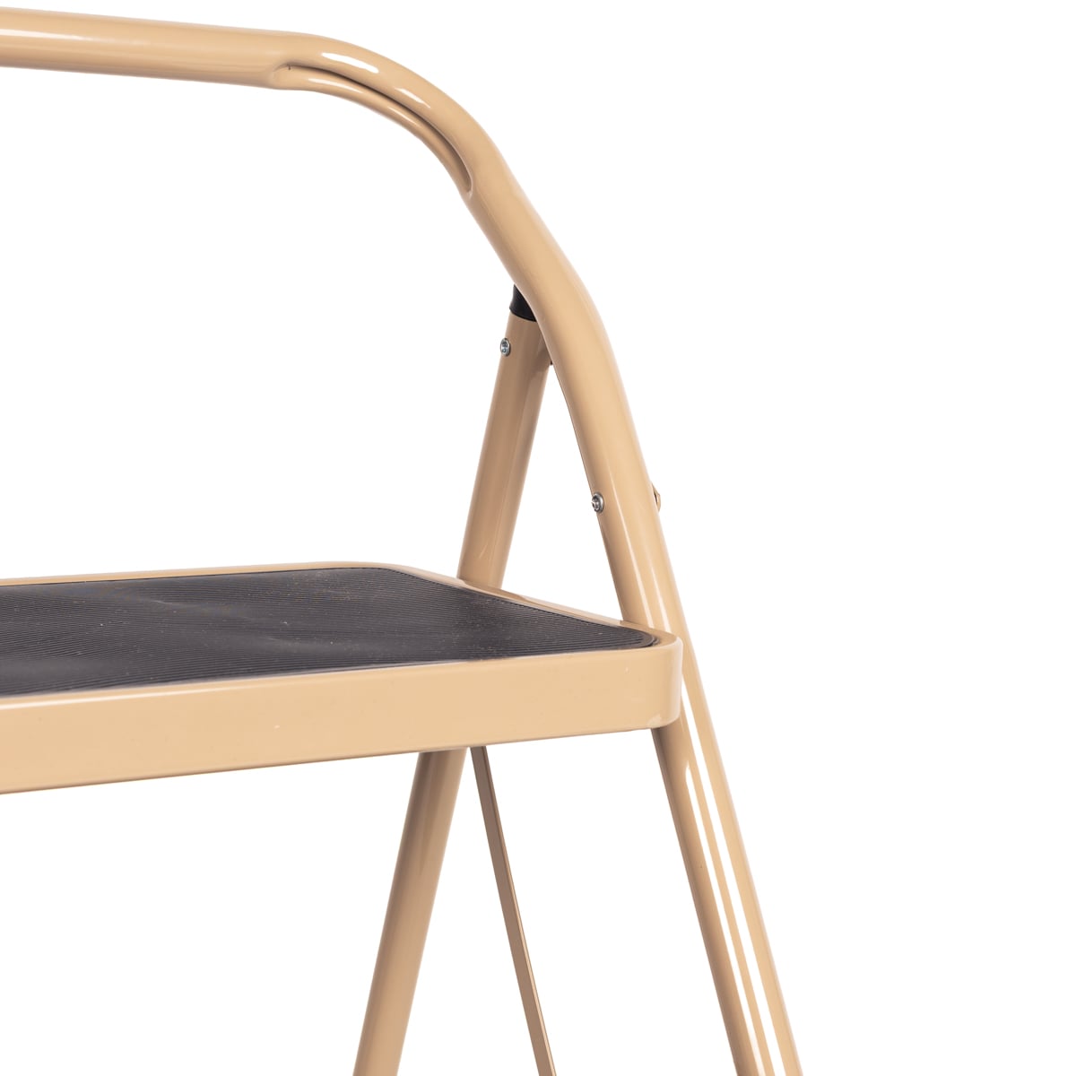 Escalera crema con 2 pelda&ntilde;os