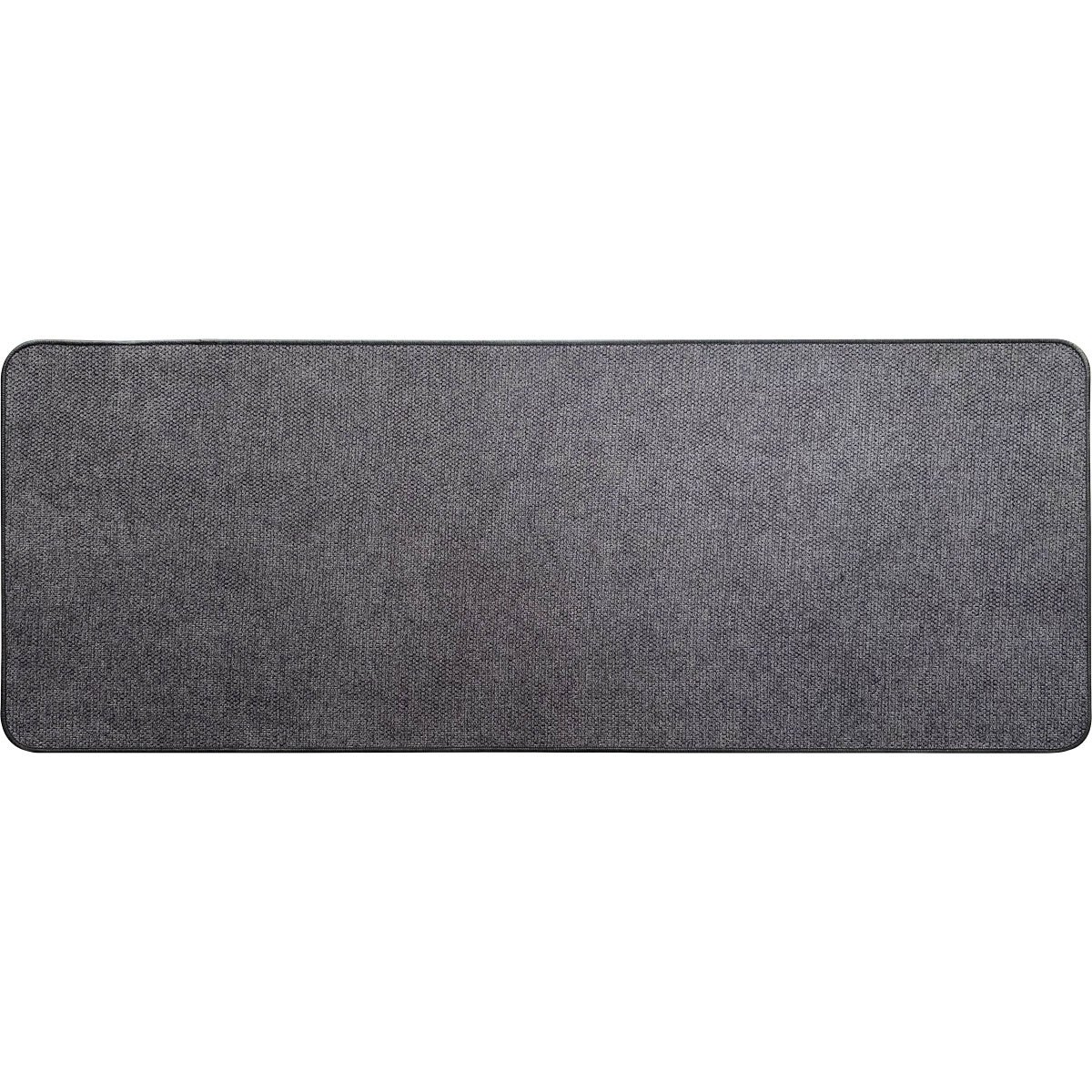 Tapete De Entrada Hexagone Cinza Escuro 45x120cm