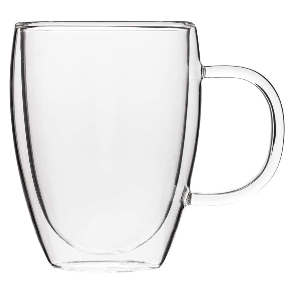 Caneca Dupla em Vidro com Fitro 30cl
