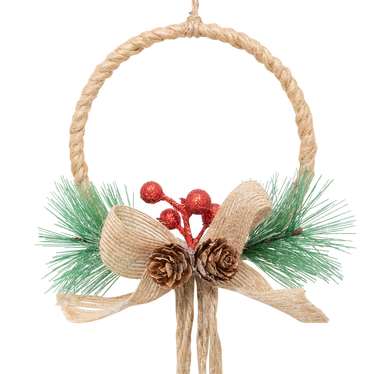 Adorno navide&ntilde;o de campanas rojas 55cm 