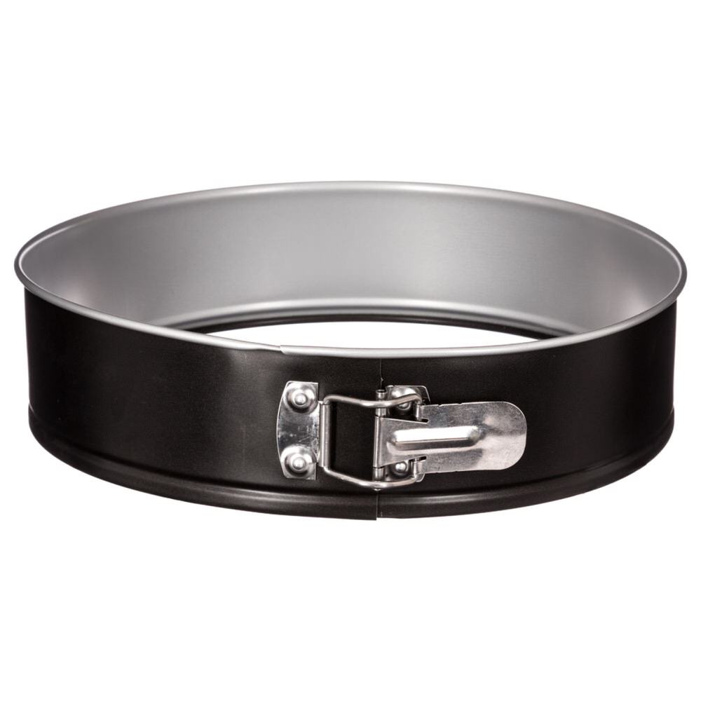 Molde Redondo Desmontable Negro 28Cm