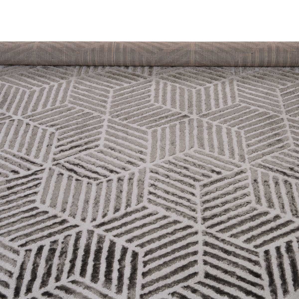 Alfombra Zaha Antracita 133x190Cm