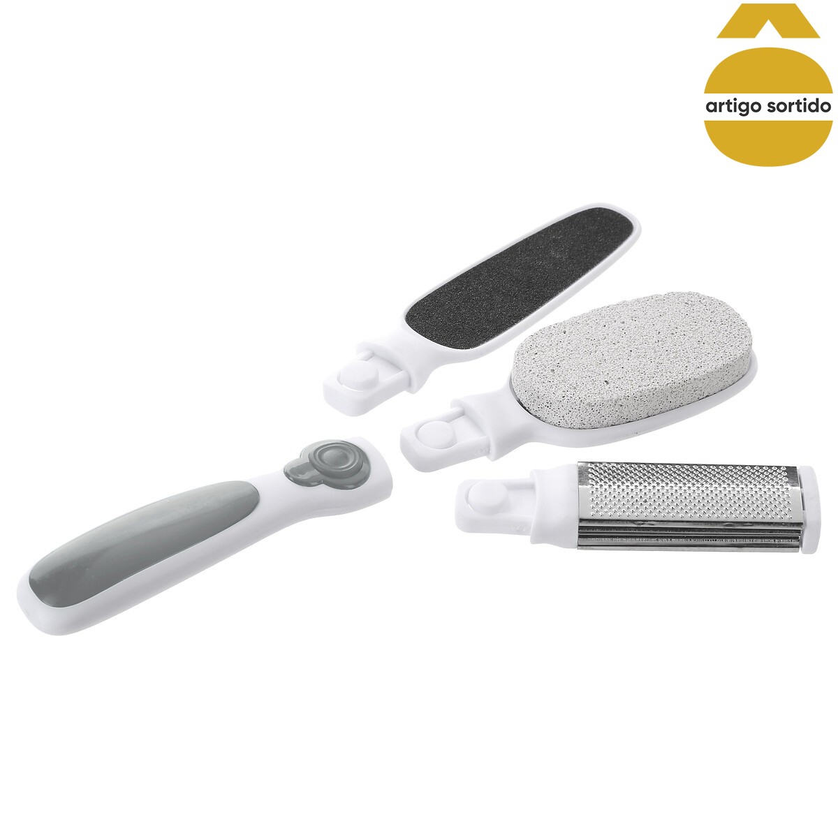 Lima Para Pedicure Com 3 Acess&oacute;rios
