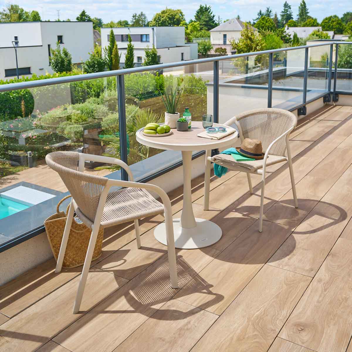 Mesa bistro 2 plazas OVIALON