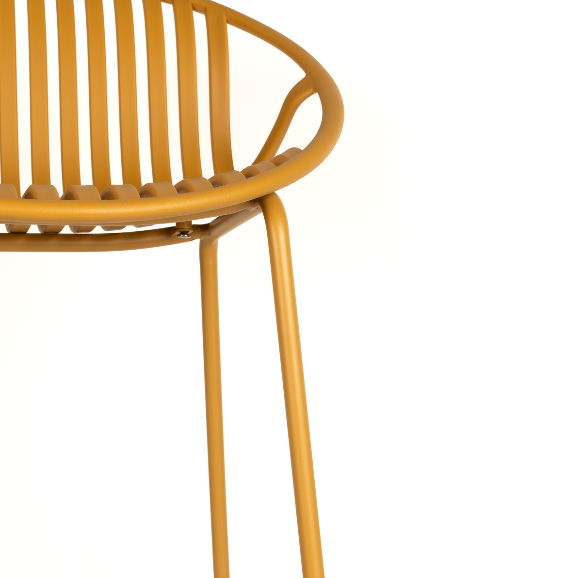Taburete bar CLAY amarillo 99cm