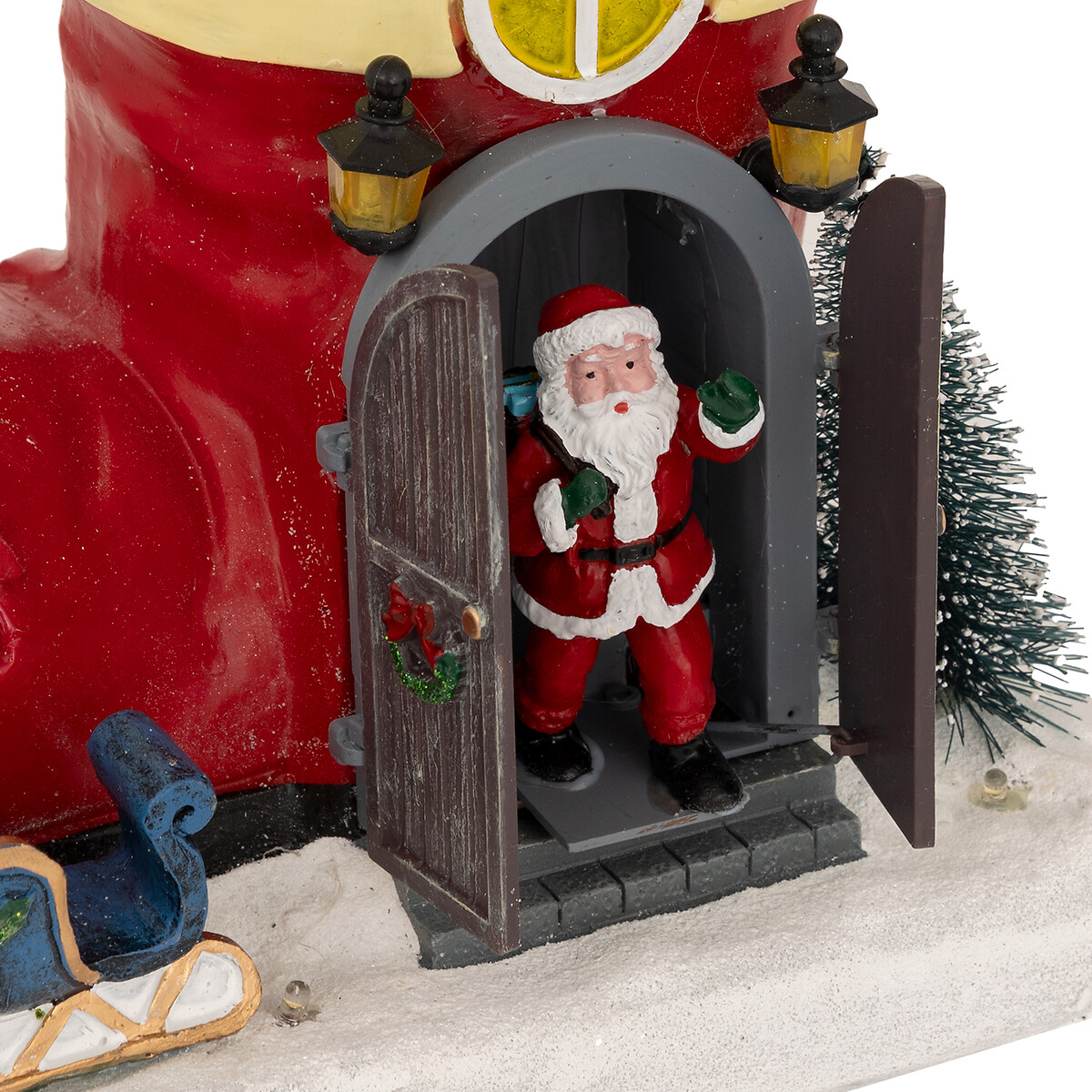 Aldea Bota de Pap&aacute; Noel con Luz &ndash; M&uacute;sica 