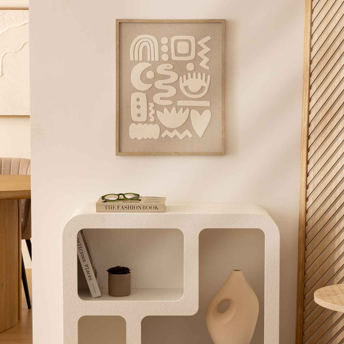 Cuadro decorativo PETRA con relieve