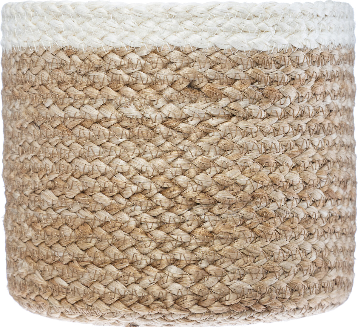 Cesto Seagrass De Yute Tam.3/3 18x14Cm 