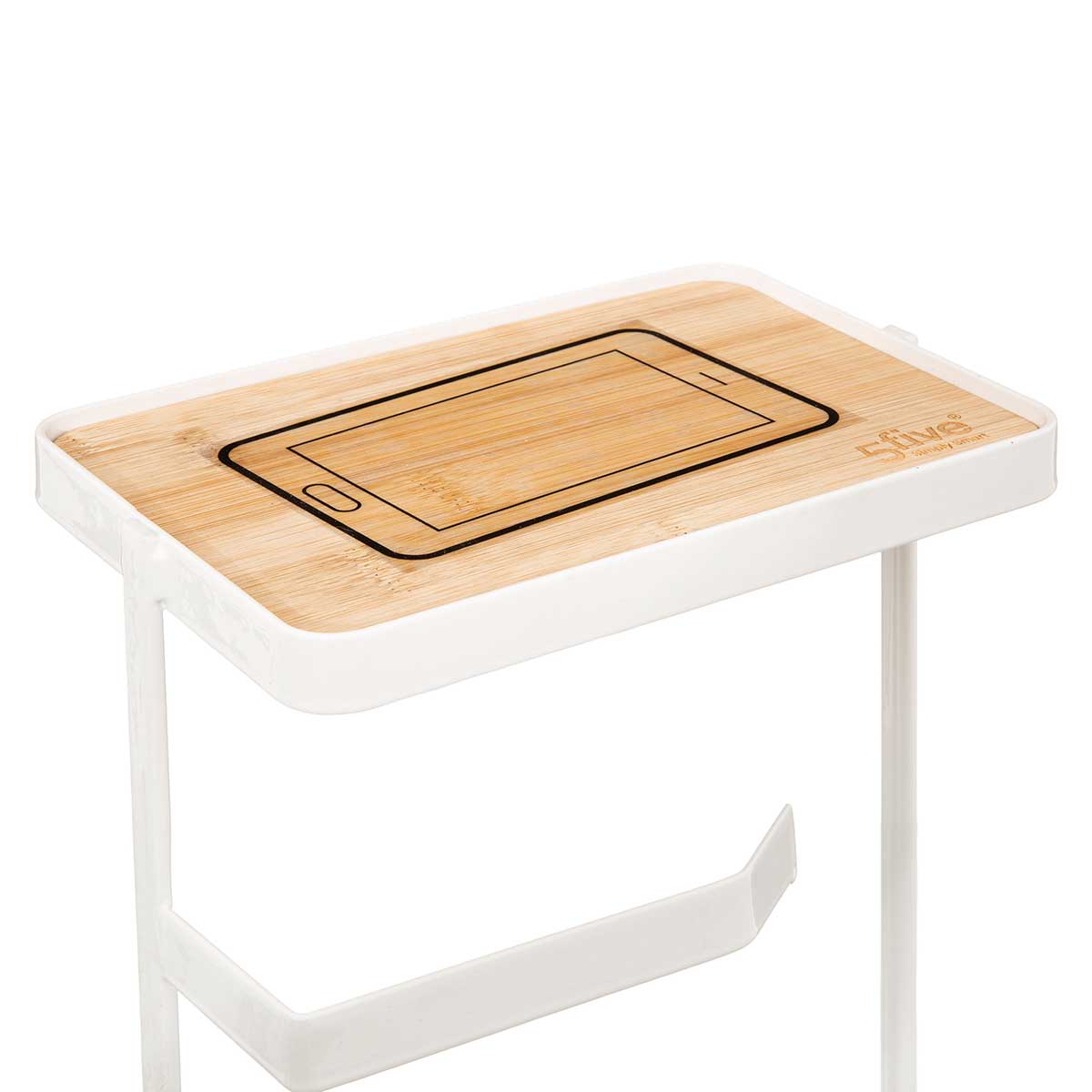 Portarrollos De Baño Blanco