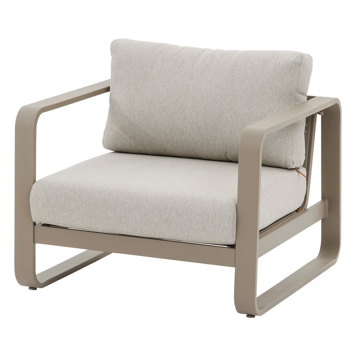 Juego de jard&iacute;n DOMILLY 5 plazas color caf&eacute;