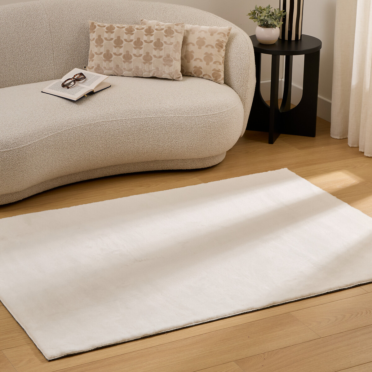 Alfombra COUKA blanca 120x170cm
