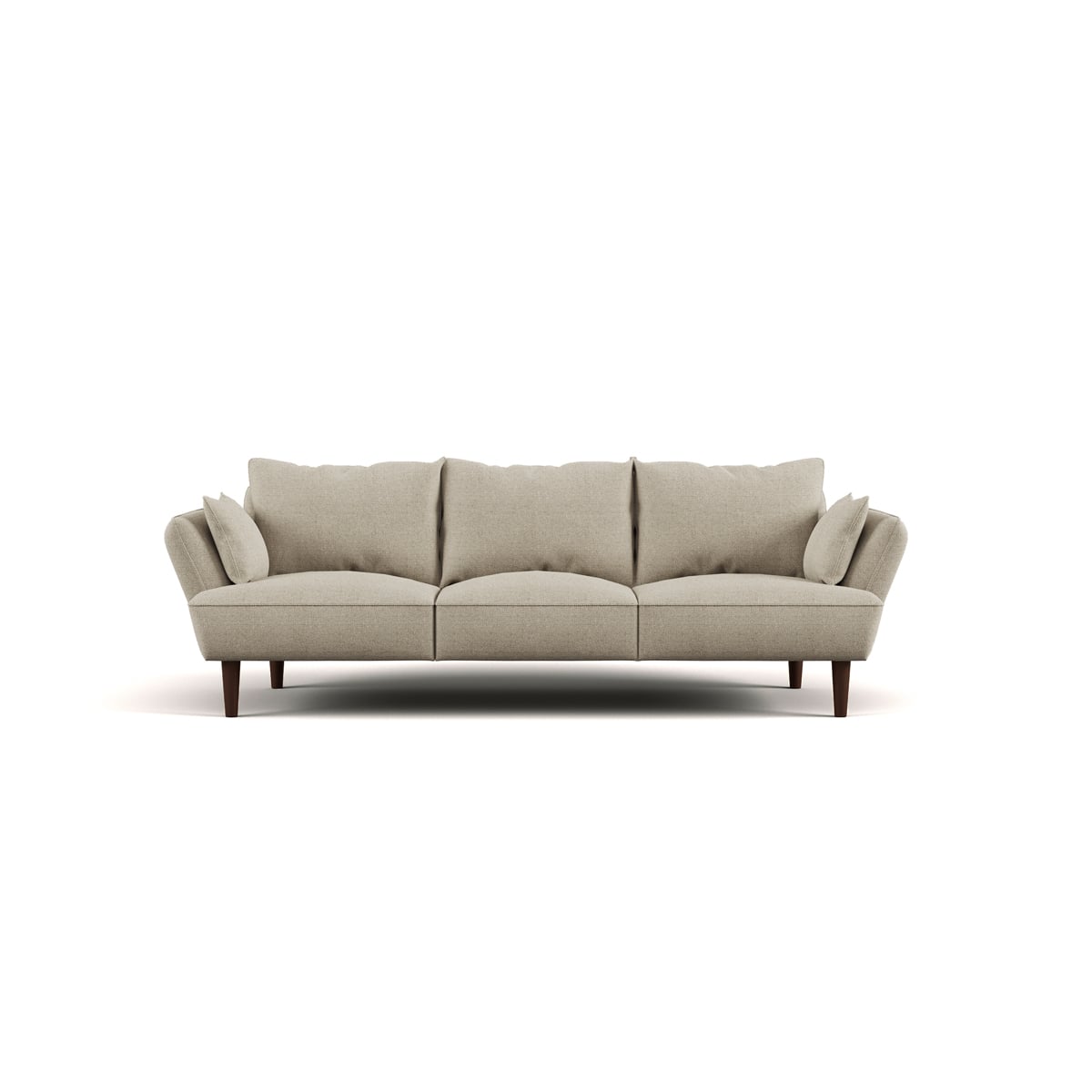 Sof&aacute; Bruges 3 Plazas Beige 225x99x82Cm 