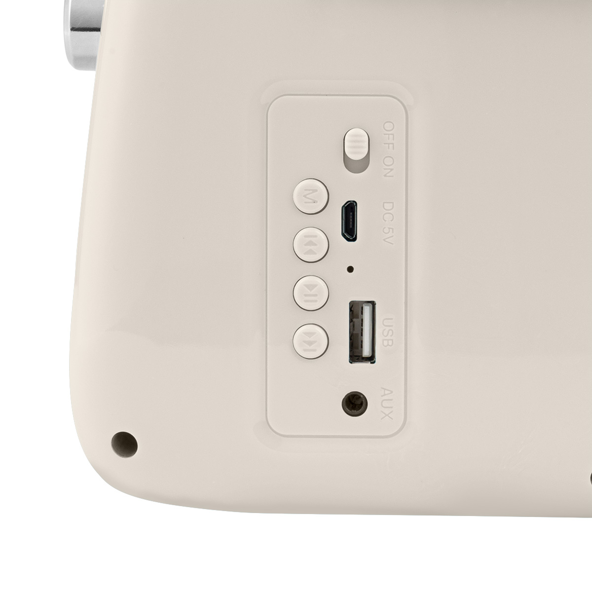 R&aacute;dio Vintage Cuisine Creme Com Bluetooth