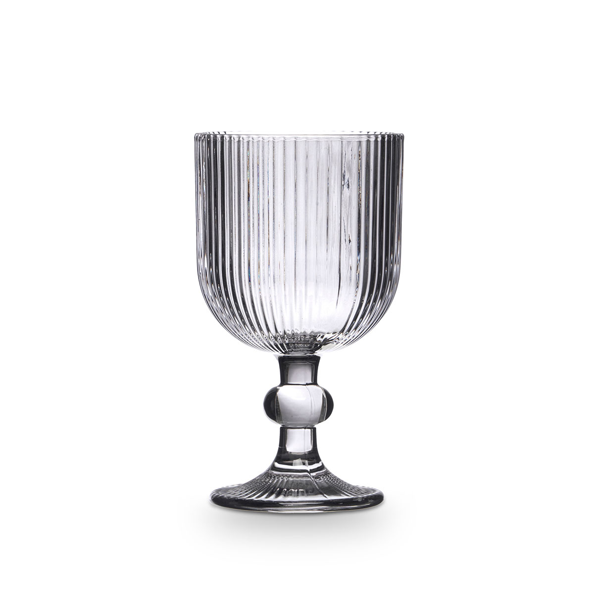 Copa De Vino Rayas Gris 26cl