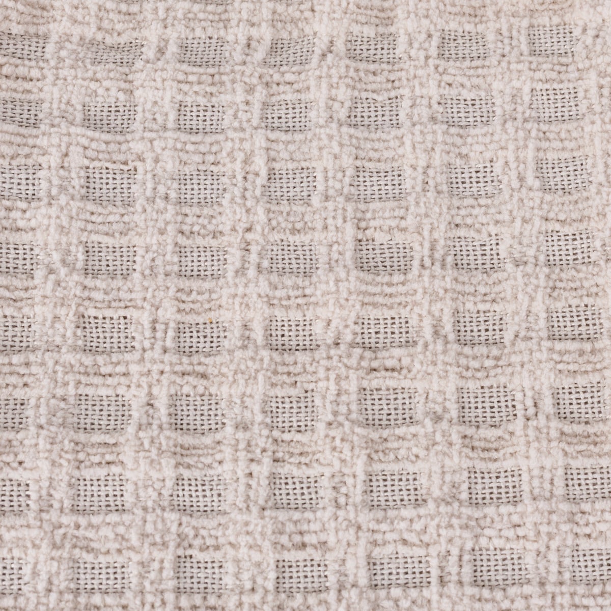 Manta DOBBY beige de algod&oacute;n 120x150cm