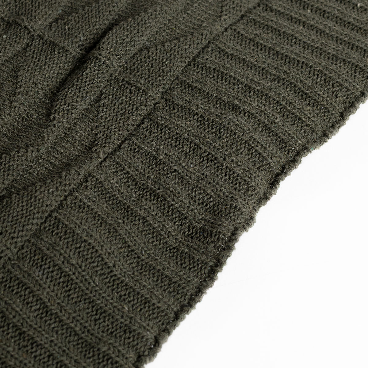 Manta CHEVRON verde 130x160cm