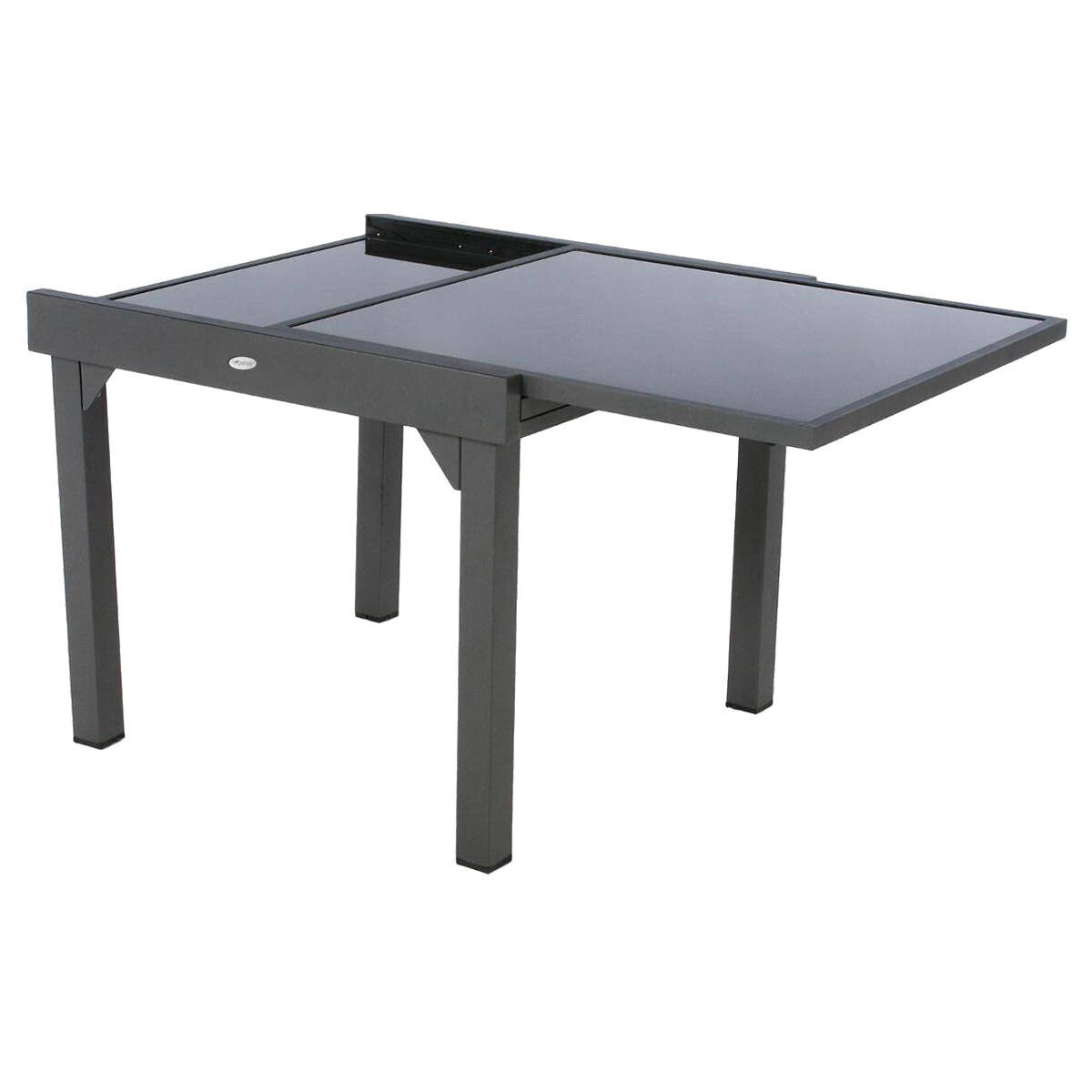 Mesa Extensível Piazza Cinza Graphite 90-180cm