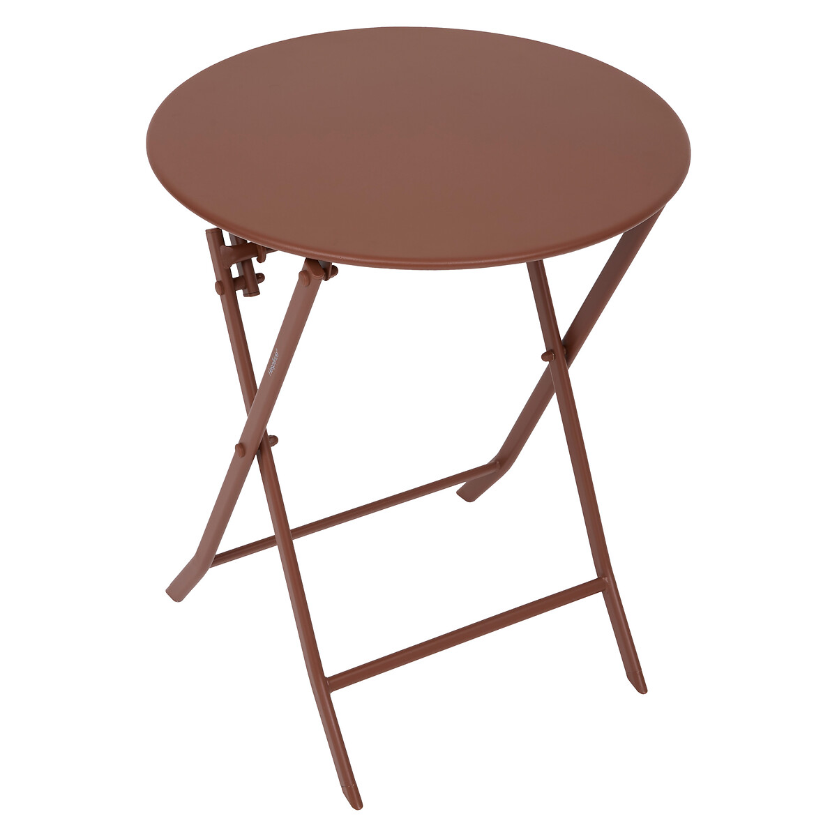 Mesa plegable GREENSBORO redonda acajou