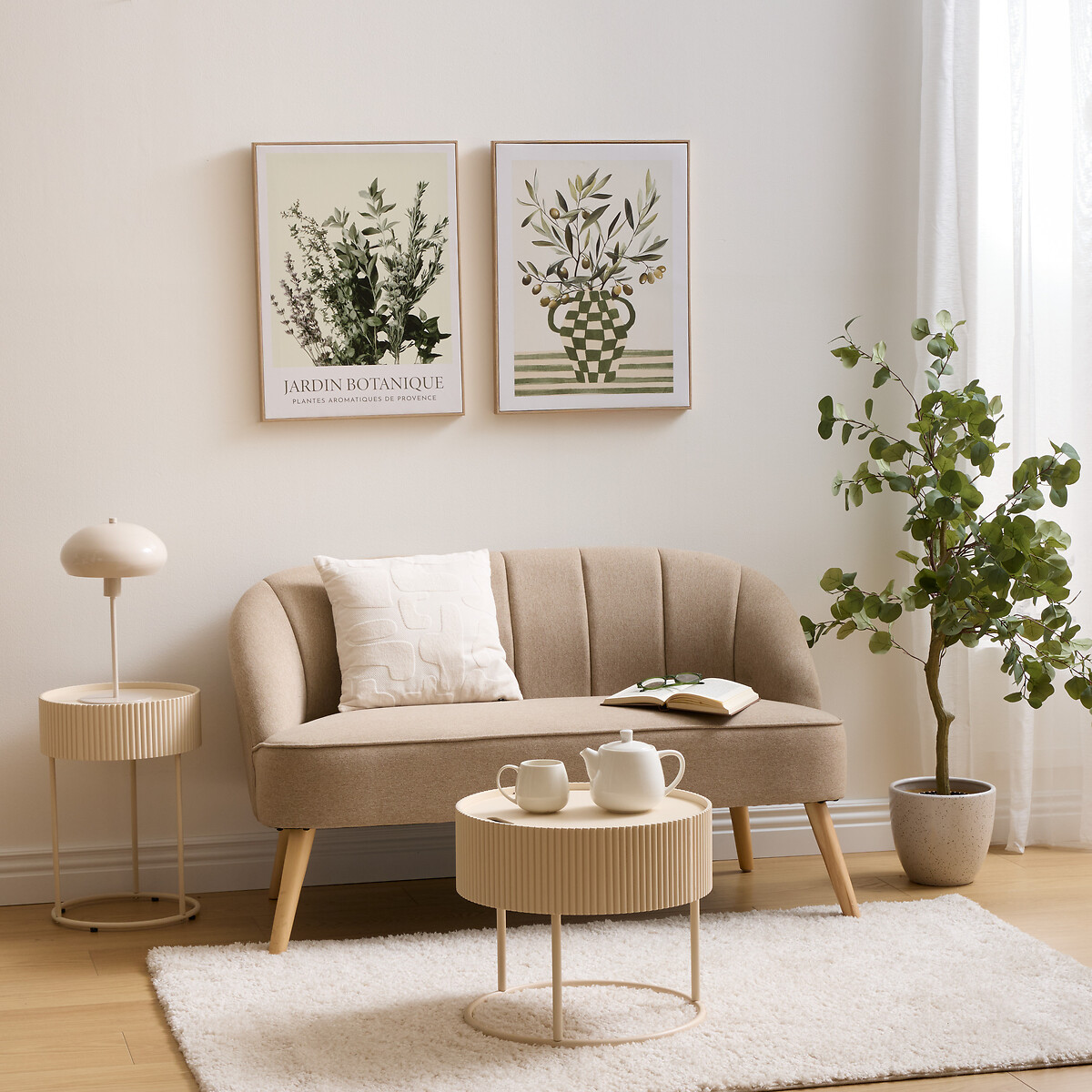 Flor artificial eucalipto con maceta 127cm