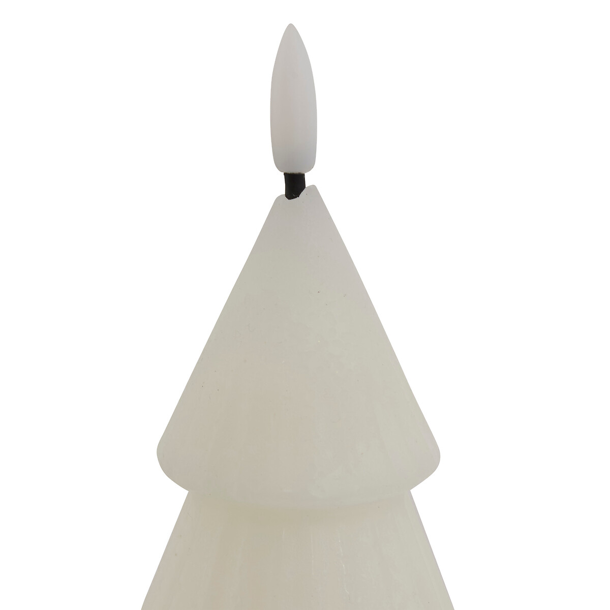 Vela árbol de Navidad led blanco 22,5cm 