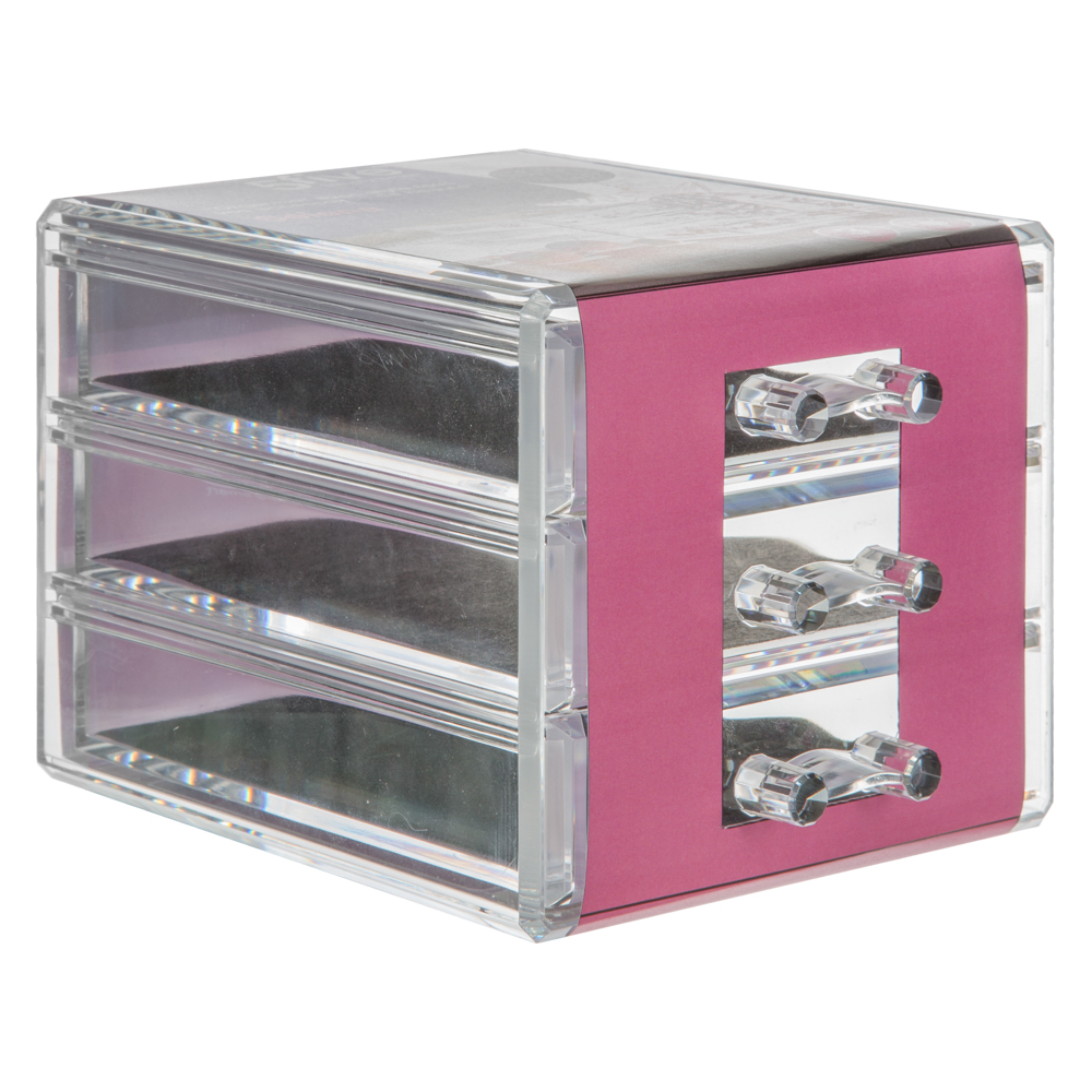 Joyero Acr&iacute;lico Con 3 Cajones